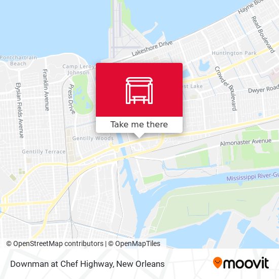 Downman at Chef Highway map