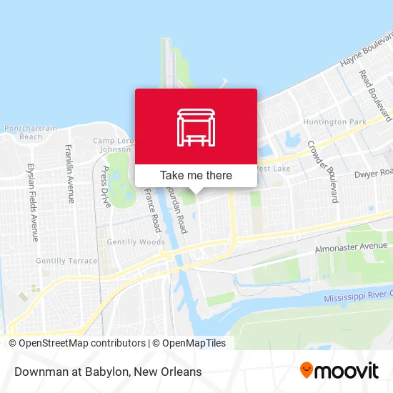 Mapa de Downman at Babylon