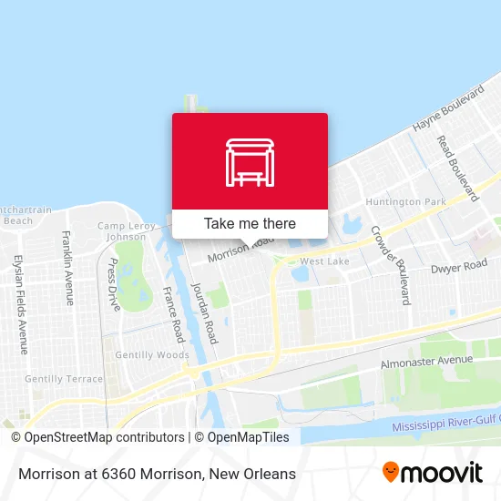 Morrison at 6360 Morrison map