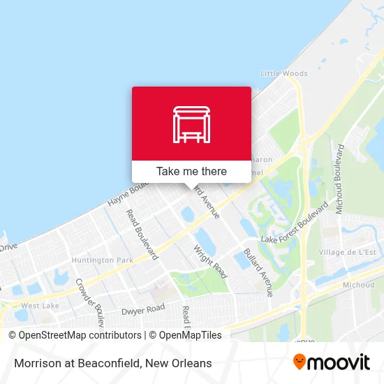 Morrison at Beaconfield map