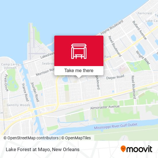 Lake Forest at Mayo map
