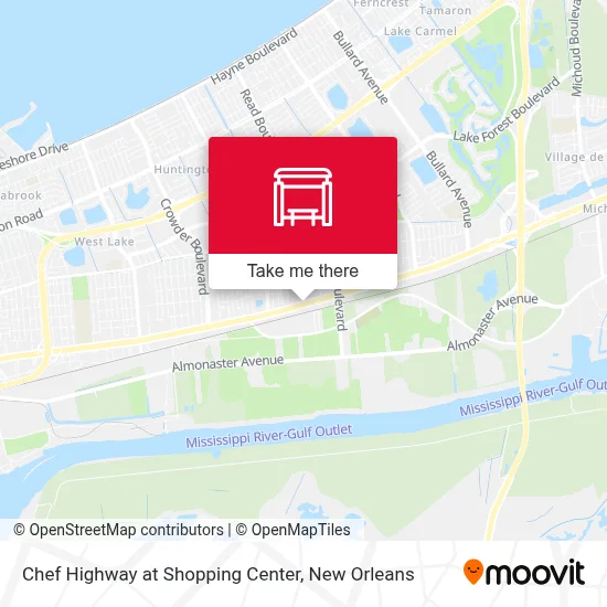 Chef Highway at Shopping Center map