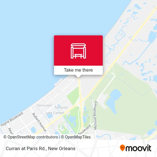 Curran at Paris Rd. map