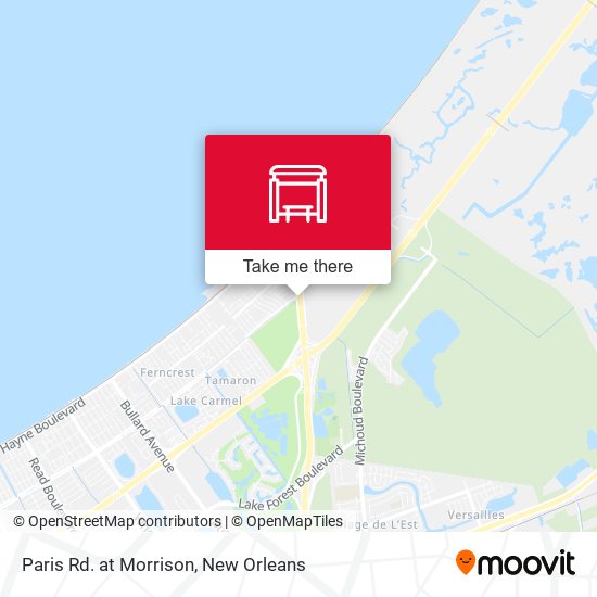 Mapa de Paris Rd. at Morrison
