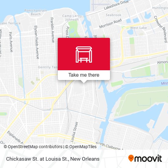 Mapa de Chickasaw St. at Louisa St.