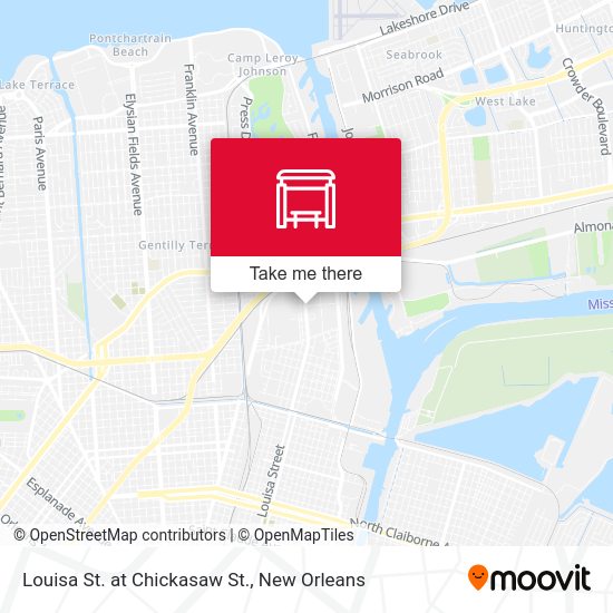 Mapa de Louisa St. at Chickasaw St.
