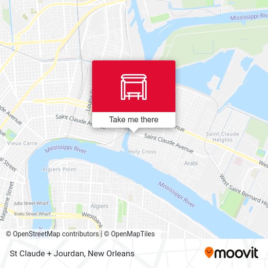 St Claude + Jourdan map