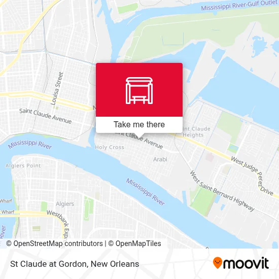 St Claude at Gordon map