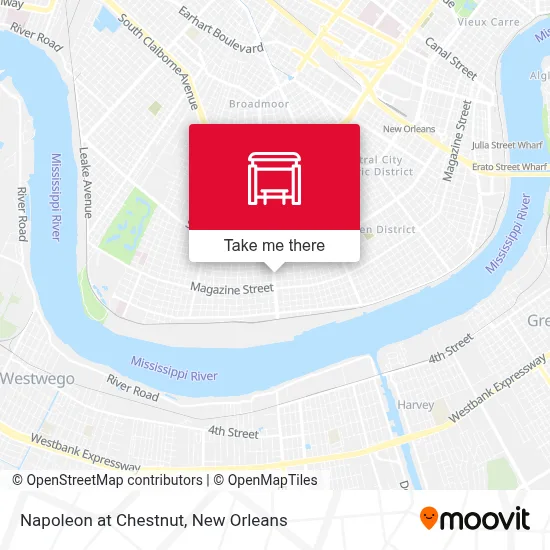 Napoleon at Chestnut map