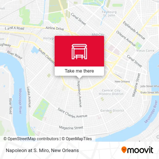 Napoleon at S. Miro map