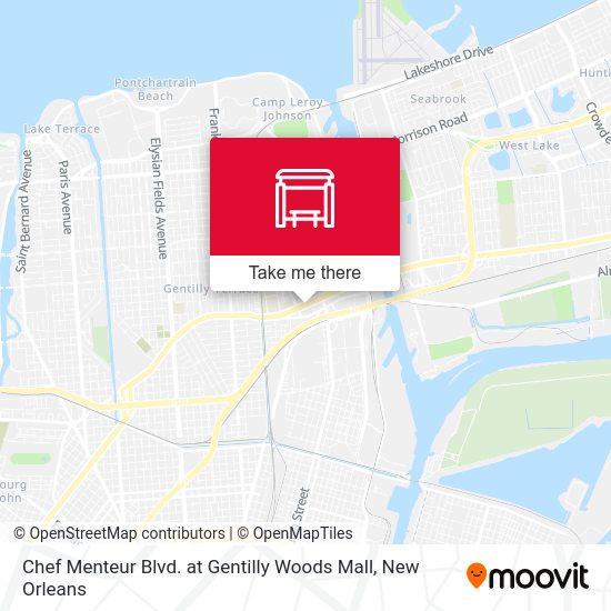 Mapa de Chef Menteur Blvd. at Gentilly Woods Mall