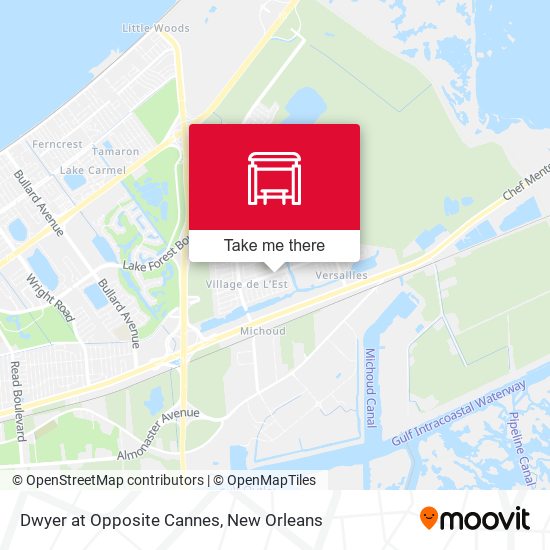 Mapa de Dwyer at Opposite Cannes