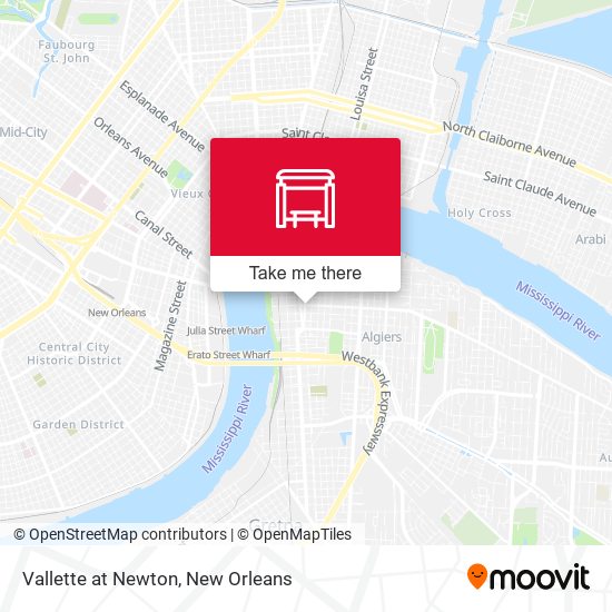 Vallette at Newton map