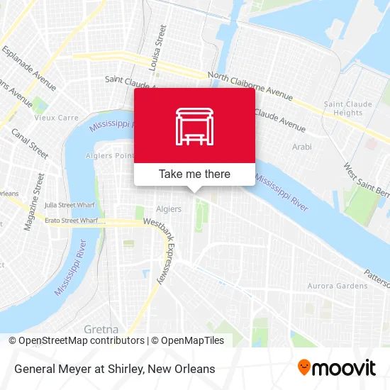 Mapa de General Meyer at Shirley