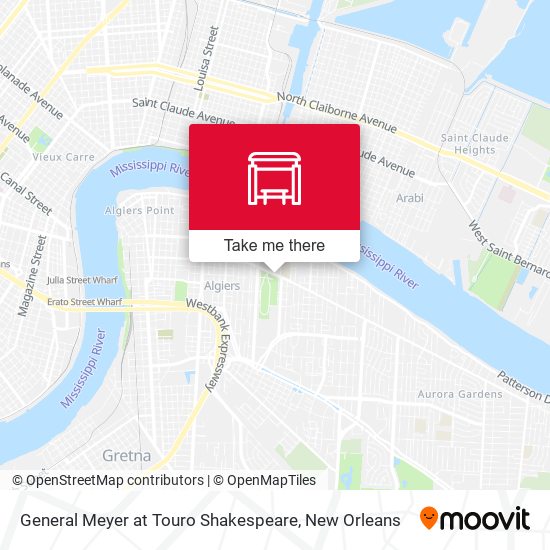 Mapa de General Meyer at Touro Shakespeare