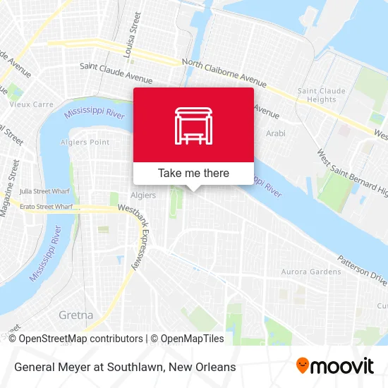 General Meyer at Southlawn map