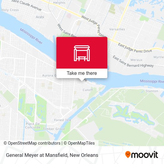 General Meyer at Mansfield map