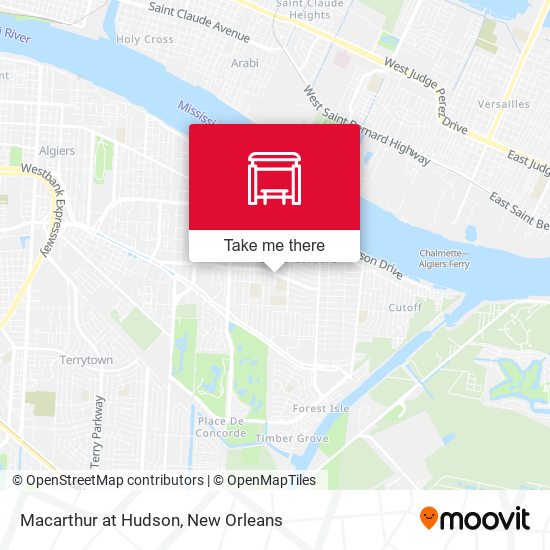 Macarthur at Hudson map
