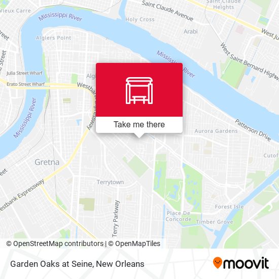Mapa de Garden Oaks at Seine