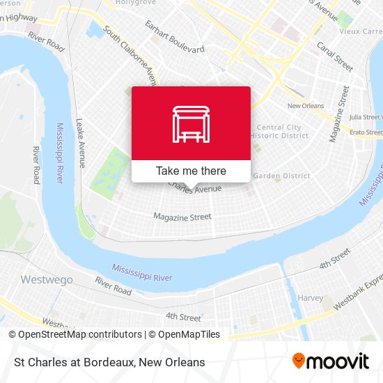 St Charles at Bordeaux map