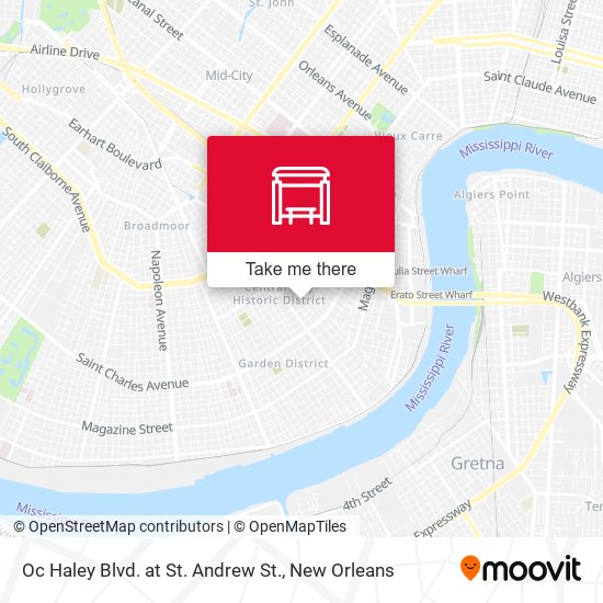 Oc Haley Blvd. at St. Andrew St. map