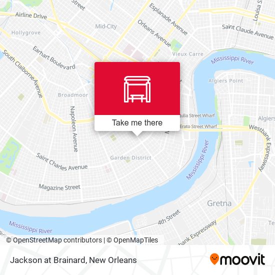 Jackson at Brainard map