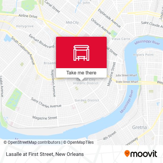 Lasalle at First Street map