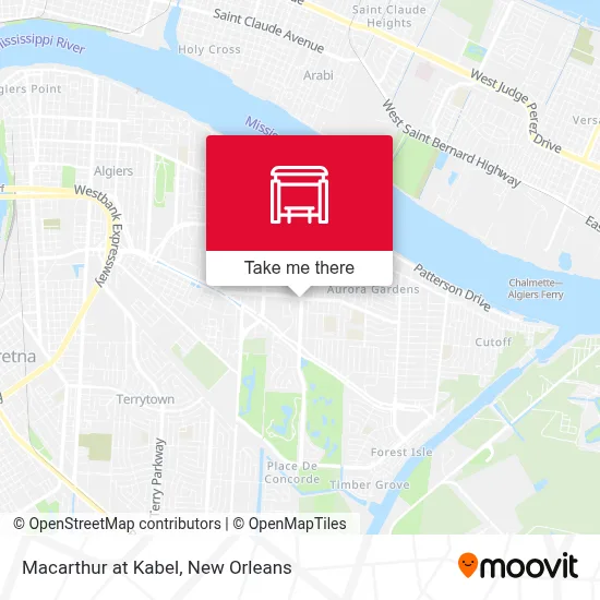 Macarthur at Kabel map