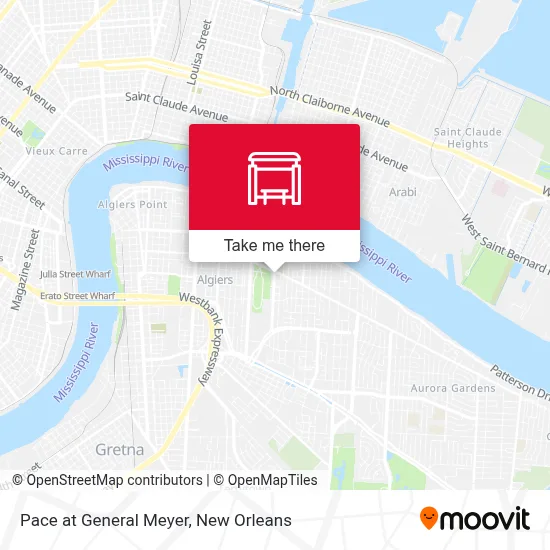 Pace at General Meyer map