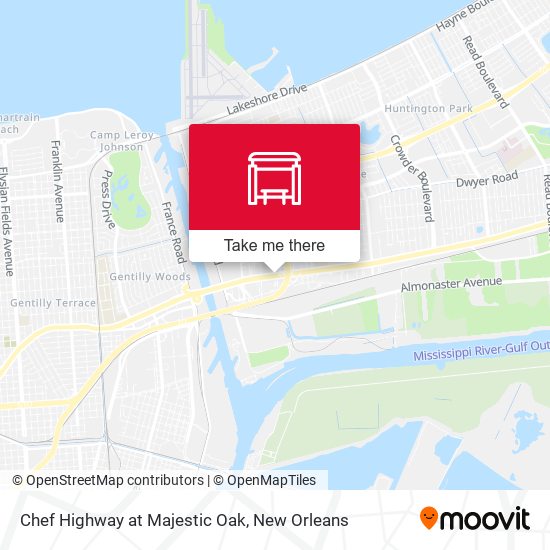 Chef Highway at Majestic Oak map