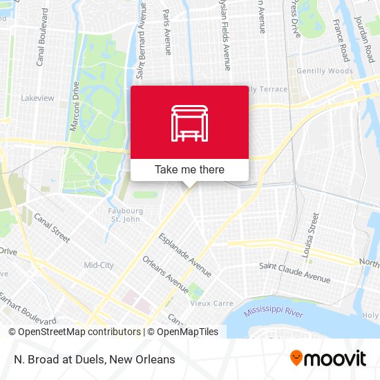 Mapa de N. Broad at Duels