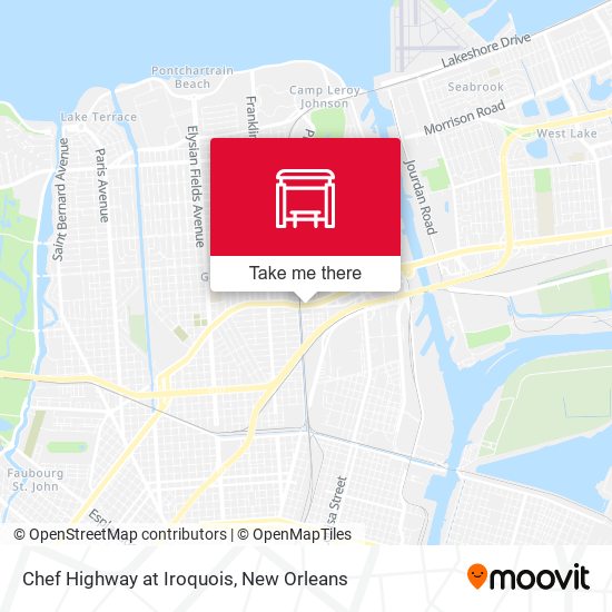 Chef Highway at Iroquois map