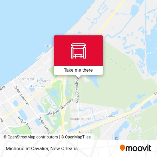 Michoud at Cavalier map