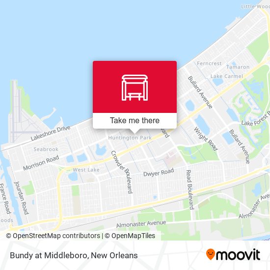 Bundy at Middleboro map