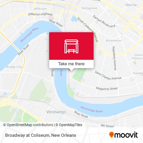 Broadway at Coliseum map