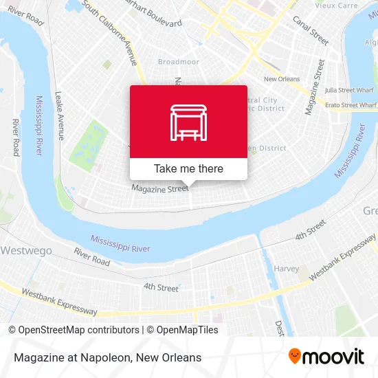 Magazine at Napoleon map