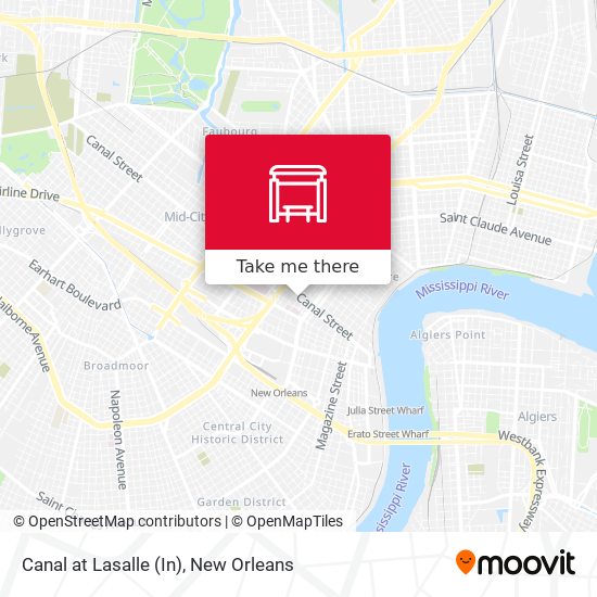 Canal at Lasalle (In) map