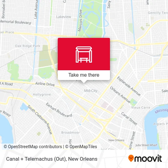 Canal + Telemachus (Out) map