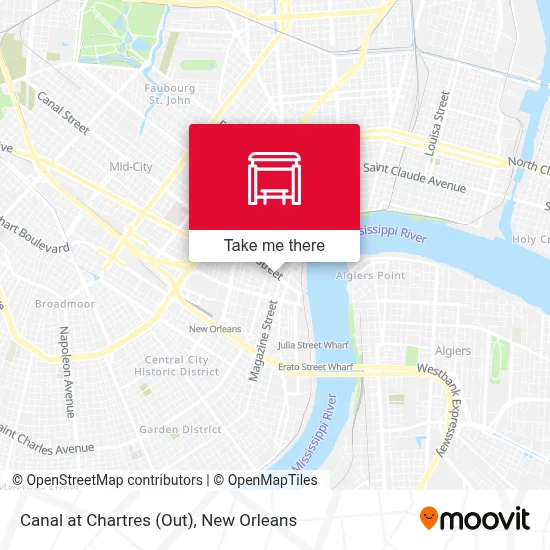 Canal at Chartres (Out) map