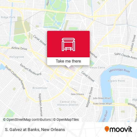 S. Galvez at Banks map