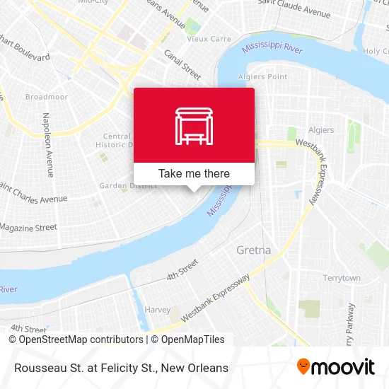 Rousseau St. at Felicity St. map