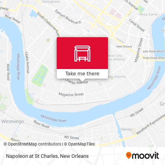 Napoleon at St Charles map