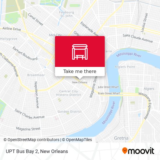 Mapa de UPT Bus Bay 2