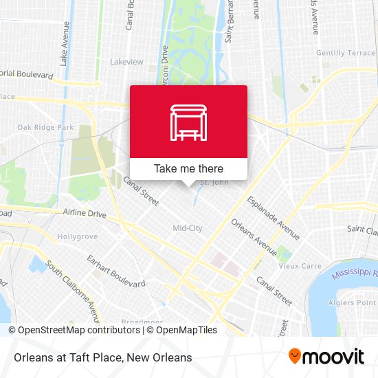 Orleans at Taft Place map
