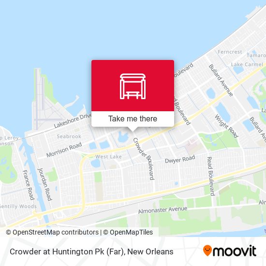 Crowder at Huntington Pk (Far) map