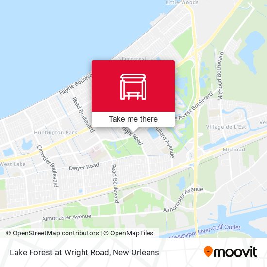 Lake Forest at Wright Road map