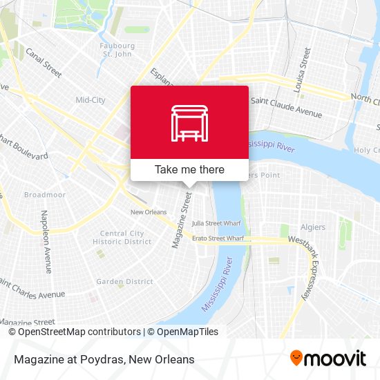 Magazine at Poydras map