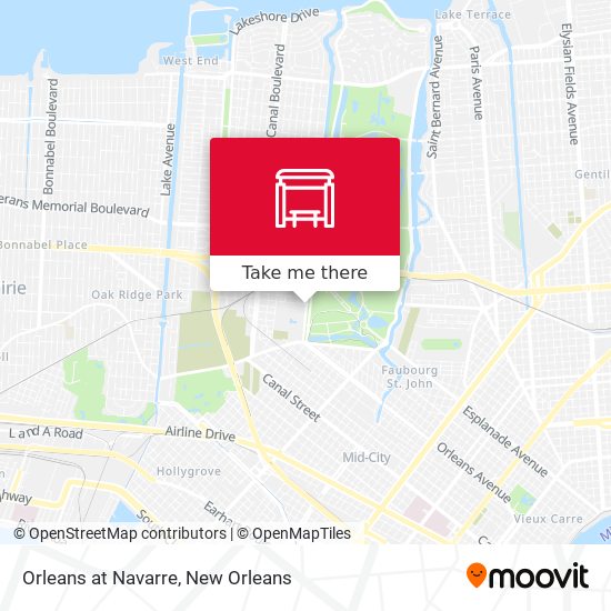Orleans at Navarre map