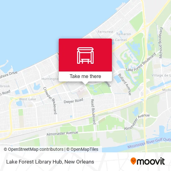 Lake Forest Library Hub map