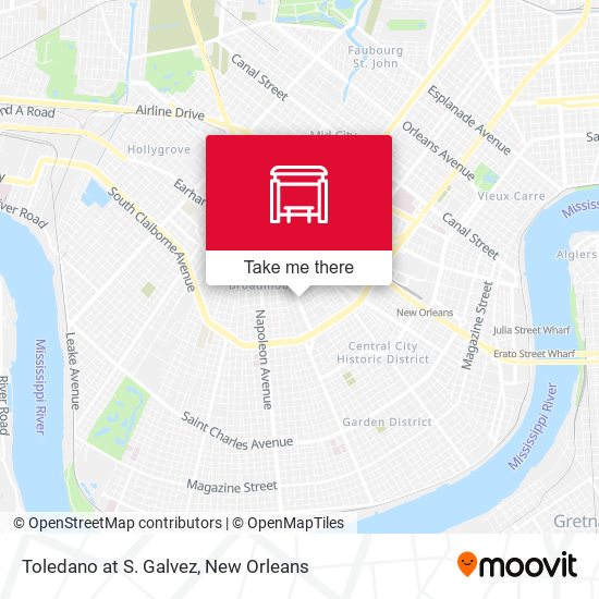Toledano at S. Galvez map